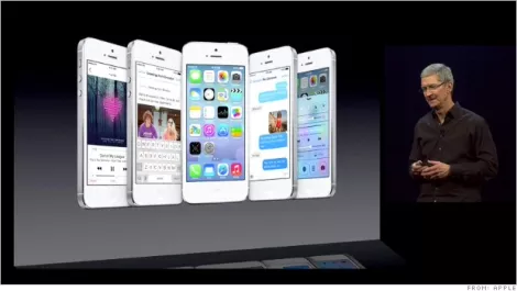 Dramatic Apple's iOS 7 is 'unrecognisable'