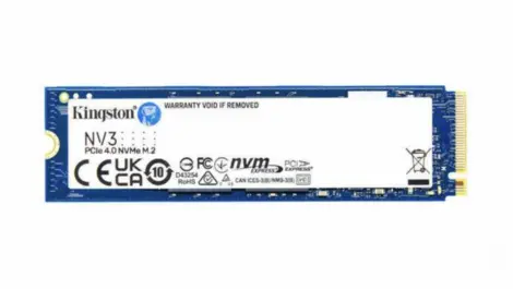 Kingston unveils NV3 SSD with speeds up to 6,000MB per second